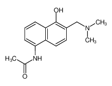 5-Acetamido-2-dimethylaminomethyl-1-naphthol 116415-39-5