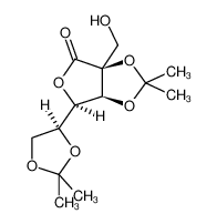 2C-Hydroxymethyl-2,3:5,6-di-O-isopropylidene-L-gulono-1,4-lactone 64487-91-8