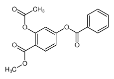 2-acetoxy-4-benzoyloxy-benzoic acid methyl ester 861514-29-6