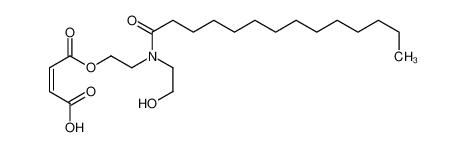 (E)-4-[2-[2-hydroxyethyl(tetradecanoyl)amino]ethoxy]-4-oxobut-2-enoic acid 125249-20-9