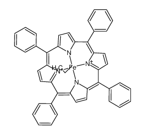 119907-43-6 structure, C47H35FeN4++