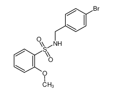 N-(4-溴-苄基)-2-甲氧基-苯磺酰胺