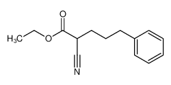 2-cyano-5-phenyl-pentanoic acid ethyl ester 34795-56-7