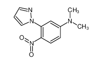 N,N-dimethyl-4-nitro-3-pyrazol-1-ylaniline 65753-83-5