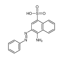 4-amino-3-phenyldiazenylnaphthalene-1-sulfonic acid 7355-16-0