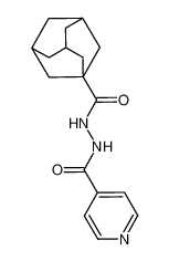 N'-(adamantane-1-carbonyl)pyridine-4-carbohydrazide 71458-51-0
