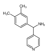 C-(3,4-Dimethyl-phenyl)-C-pyridin-4-yl-methylamine 889939-64-4