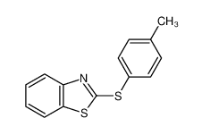 2-(p-tolylthio)benzo[d]thiazole 39544-84-8