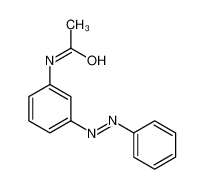 N-(3-phenyldiazenylphenyl)acetamide 25186-45-2