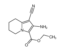 ETHYL 2-AMINO-1-CYANO-5,6,7,8-TETRAHYDROINDOLIZINE-3-CARBOXYLATE 132994-04-8