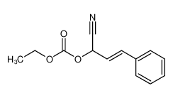 100573-40-8 [1-Cyan-3-phenyl-2-propenyl]-ethyl-carbonat