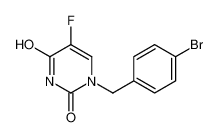 1-[(4-bromophenyl)methyl]-5-fluoropyrimidine-2,4-dione 85093-34-1