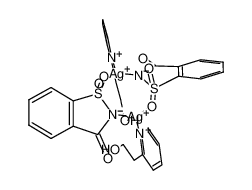 851672-05-4 structure, C28H26Ag2N4O8S2++