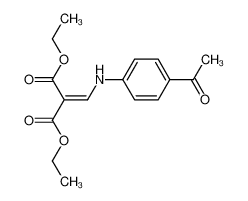 2-[(4-acetyl-phenylamino)-methylene]-malonic acid diethyl ester