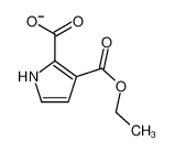 3-ethoxycarbonyl-1H-pyrrole-2-carboxylate 89909-41-1