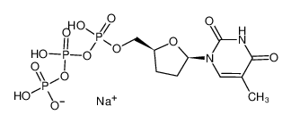 3′-脱氧胸苷 5′-三磷酸钠盐