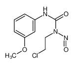 1-(2-chloroethyl)-3-(3-methoxyphenyl)-1-nitrosourea 13909-21-2