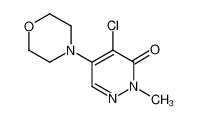 4-chloro-2-methyl-5-morpholin-4-ylpyridazin-3-one 1080-85-9
