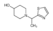 1-[1-(1,3-Thiazol-2-yl)ethyl]-4-piperidinol 1065484-58-3