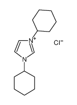 1,3-dicyclohexylimidazol-1-ium,chloride 181422-72-0