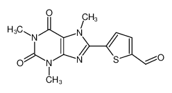 1,3,7-trimethyl-8-(5-formylthiophen-2-yl)xanthine 1207995-91-2