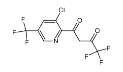 1-(3-chloro-5-(trifluoromethyl)pyridin-2-yl)-4,4,4-trifluorobutan-1,3-dione 207994-03-4