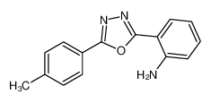 2-[5-(4-methylphenyl)-1,3,4-oxadiazol-2-yl]aniline 88185-02-8