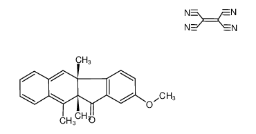 ethene-1,1,2,2-tetracarbonitrile compound with (4bR,10aR)-2-methoxy-4b,10,10a-trimethyl-4b,10a-dihydro-11H-benzo[b]fluoren-11-one (1:1) 85749-82-2