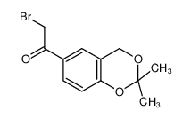 2-bromo-1-(2,2-dimethyl-4H-1,3-benzodioxin-6-yl)ethanone 102293-80-1