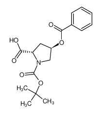 121795-00-4 (2S,4R)-4-(benzoyloxy)-1-(tert-butoxycarbonyl)pyrrolidine-2-carboxylic acid