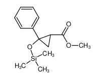c-2-Phenyl-t-2-(trimethylsiloxy)-r-1-cyclopropancarbonsaeure-methylester 77903-44-7