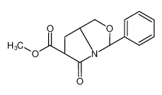 Methyl (3R,7aS)-5-oxo-3-phenyltetrahydro-1H-pyrrolo[1,2-c][1,3]ox azole-6-carboxylate