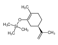 (5R)-(+)-(5-iso-propenyl-2-methyl-cyclohexenyloxy)-trimethylsilane 107957-80-2