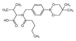 N-[4-(5,5-dimethyl-[1,3,2]dioxaborinan-2-yl)phenyl-4-yl-methyl]-N-pentanoyl-L-valinate 943019-61-2