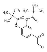 [4-(2-chloroacetyl)-2-(2,2-dimethylpropanoyloxy)phenyl] 2,2-dimethylpropanoate 185448-73-1