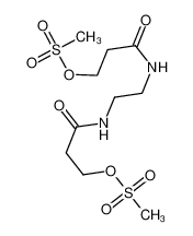 [3-[2-(3-methylsulfonyloxypropanoylamino)ethylamino]-3-oxopropyl] methanesulfonate 36647-70-8