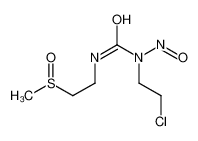 N'-(2-氯乙基)-N-(2-(甲基sulfin基)乙基)-N'-亚硝基脲