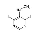 4,6-diiodo-N-methylpyrimidin-5-amine 871027-65-5