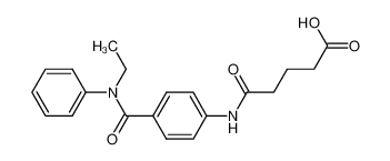 5-{4-[(Ethylanilino)carbonyl]anilino}-5-oxopentanoic acid