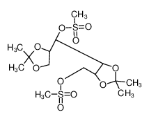 [(4S,5S)-5-[(S)-[(4R)-2,2-dimethyl-1,3-dioxolan-4-yl]-methylsulfonyloxymethyl]-2,2-dimethyl-1,3-dioxolan-4-yl]methyl methanesulfonate 7115-24-4