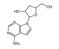 2-(4-aminopyrrolo[2,3-d]pyrimidin-7-yl)-5-(hydroxymethyl)oxolan-3-ol 40725-89-1