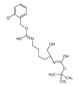 (2-chlorophenyl)methyl N-[(5S)-5-(tert-butoxycarbonylamino)-6-hyd roxy-hexyl]carbamate