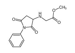 N-(2,5-二氧代-1-苯基-3-吡咯烷基)甘氨酸甲酯