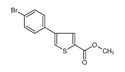 methyl 4-(4-bromophenyl)thiophene-2-carboxylate 26137-07-5