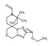 1'-tert-butyl 2-ethyl 6,8-dihydrospiro[[1,2,4]triazolo[5,1-c][1,4]oxazine-5,4'-piperidine]-1',2-dicarboxylate