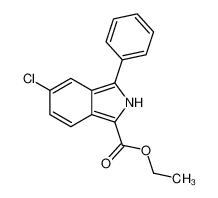 ethyl 5-chloro-3-phenyl-2H-isoindole-1-carboxylate 61294-95-9