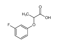 2-(3-fluorophenoxy)propanoic acid 91054-27-2