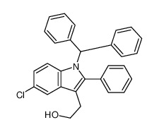 2-(1-benzhydryl-5-chloro-2-phenylindol-3-yl)ethanol 872674-53-8