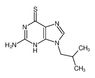 2-amino-9-(2-methylpropyl)-3H-purine-6-thione 24397-96-4