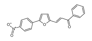 2-Propen-1-one, 3-[5-(4-nitrophenyl)-2-furanyl]-1-phenyl- (en) 20005-41-8
